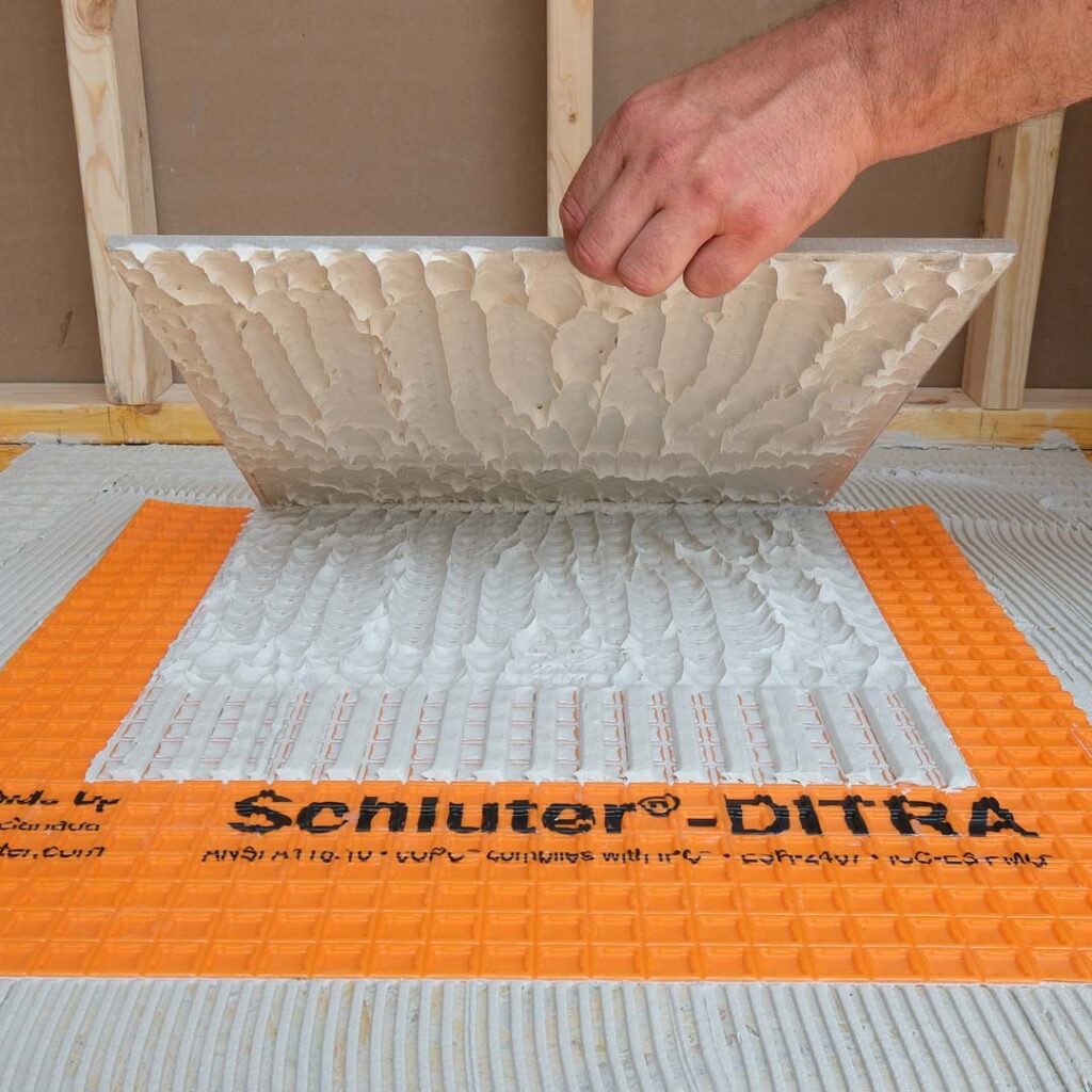 Backbuttering ensures 100% mortar coverage—an extra step most tile contractors skip. At Esox, it's standard. Because we’re not here to be the cheapest—we’re here to be the best.